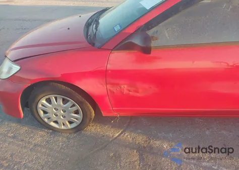 2004 Honda Civic Lx z USA, uszkodzony, nr VIN 1HGEM21514L072525